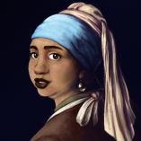 Reka With A Pearl Earring by Danelle
